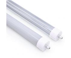 Réglette LED étanche tubulaire 45W IP65 | Blanc Neutre
