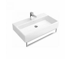 Villeroy und Boch Lavabo Memento 513381 800x470mm, blanc, sans trop-plein, pour montage 3 trous,