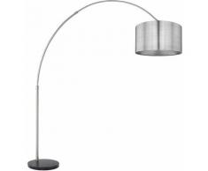 Etc-shop - Lampadaire design marbre lampadaire réglable télécommande dimmable argent dans un