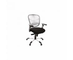 Fauteuil de bureau ergonomique noir et blanc UP TO YOU
