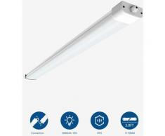 Anten 120CM Tube LED 36W Plafonnier Néon Tube LED Étanche IP65 Lampe sur Plafond Anti-Poussière