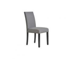 Lot de 2 chaises de salle a manger, chaise de cuisine avec pieds en chene, chaise rembourree,