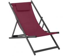 Homemaison - Chilienne Athos Alu Polyester Bordeau