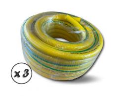 Tuyaux d'arrosage | Anti uv | 4 couches - Quantité x 3 - Lg 25 m - ø 25 mm