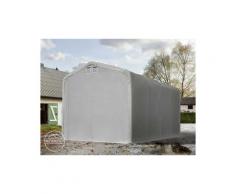 Intent24.fr - Wikinger tente-garage env. 4x8m tente de stockage carport porte d'env. 3,5x3,5m pour