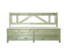 Gardiun Banc Coffre En Bois Traité Pour Jardin Maxim 159 cm x 39 cm x 90 cm 160 L