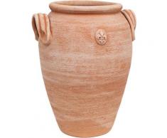 Biscottini - PORTE-PARAPLUIE. AMPHORE/VASE AVEC ANNEAUX EN TERRACOTTE FAIT À LA MAIN SUR LE TOUR