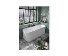 Baignoire En Îlot LUVIA Aquarine (angle droit) Solid surface Mat