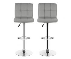 lot de 8 tabouret de bar, chiase de bar, Bar de cuisine, Gris clair
