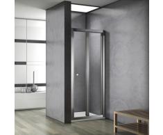 Porte de douche 80x187cm porte de douche pliante