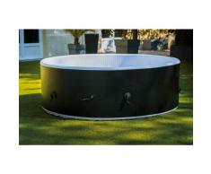 Spa gonflable Dropstitch rond 6 personnes Jusqu’à 40°C – Gonflable en 5 minutes. - Ospazia