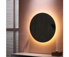 Miroir lumineux pour salle de bain Ø 60 cm à LED avec éclairage tactile anti-buée | Blanc chaud