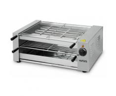 BBQ de Table Barbecue Électrique 30000W en Acier Inoxydable 2 Étages (Température jusquà 500°C, Bac