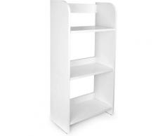 Leomark - Étagère de rangement pour enfant Blanche