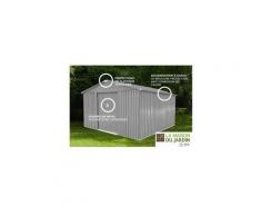 La Maison Du Jardin - Abri de jardin métal LMJ - 13,5 m² - Galvanisé à chaud