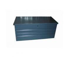 Chalet&jardin - Coffre de jardin en métal 400 L - Gris