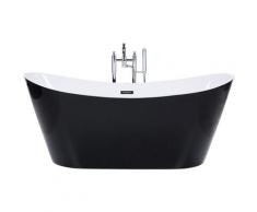 Beliani - Baignoire îlot 170 cm en acrylique noir ANTIGUA