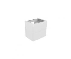 Keuco Edition 11 Meuble sous-lavabo 31342, 2 tiroirs à casseroles, avec éclairage intérieur LED,