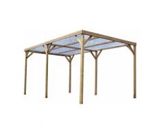 Carport THONON 15.06 m² - longueur : 5.02 m