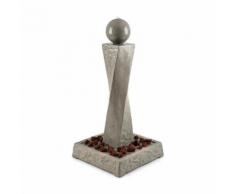Blumfeldt Trafalgar Fontaine de jardin 1,5m LED ciment & fibre de verre 4,5 kg