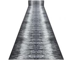 Tapis de couloir antidérapant toltec gris 67 cm nuances de gris et argent 67x100 cm