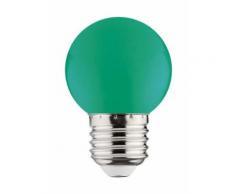 Ampoule LED globe vert 1W (Eq. 8W) E27