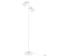 Lampadaire double design Steady - Blanc