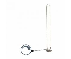 Lampadaire Moderne en acier avec gradateur à 3 positions incl. LED - Charlie Qazqa Design, Moderne
