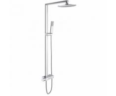 Système de douche combiné thermostatique NT6905 avec flexible et douchette à main - avec ou sans