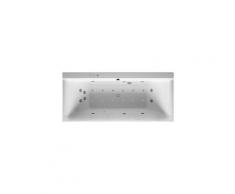 Baignoire balnéo Duravit P3 Comforts 1800 x 800 mm, rectangulaire, version encastrée, deux