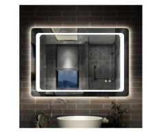 Miroir de salle de bain anti-buée 90x65cm miroir de salle de bain
