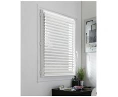 Madecostore - Store enrouleur jour nuit duo voile sans percer - Blanc - L87 x H190cm - Blanc