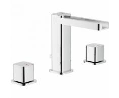 Mélangeur lavabo cascade 3 trous Nobili Loop LPC90211/1CR | Chromé - Vidage automatique 1'1/4