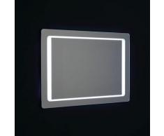 MIROIR 100x70 DE SALLE DE BAIN RÉTROÉCLAIRÉ AVEC LED RÉVERSIBLE