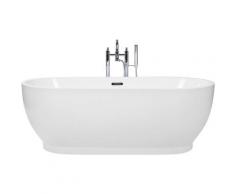 Baignoire îlot ovale en acrylique blanc 170 cm LEVERA