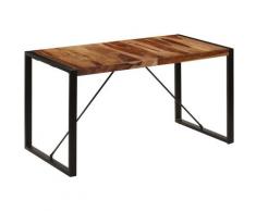 Asupermall - Table de salle a manger 140x70x75 cm Bois de Sesham massif