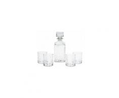 Coffret Whisky - 1 Carafe à Whisky + 4 Verres Whisky - Transparent