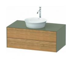 Duravit White Tulip, meuble-lavabo mural, largeur 1000 x profondeur 550mm, avec 2 tiroirs, avec
