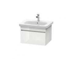 Pack meuble + lavabo Duravit DuraStyle 65cm - Blanc brillant