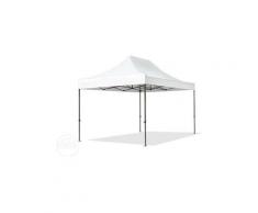 Intent24.fr - INTENT24 3x4,5 m Tente pliante - Acier, PES env. 350g/m², côtés sans fenêtre, blanc