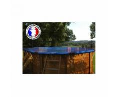 Bâche hiver pour piscine Blooma - Couleur: Amande/beige - Choisir le modèle: Piscine octogonale