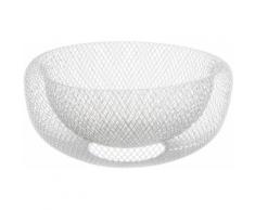 Secret De Gourmet - Corbeille à fruits design Mesh - Diam. 27 cm - Diam. 27 x 13 - Blanc