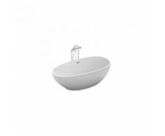 Baignoire ilot ovale 180x90 cm en acrylique blanc