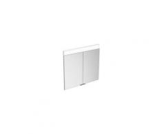 Armoire de toilette Keuco Edition 400 21541 avec chauffage de miroir, montage mural, 710x650x154 mm