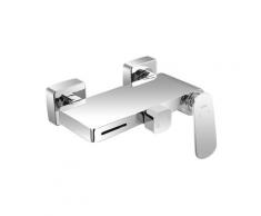 Mitigeur de Baignoire Cascade Mitigeur Bain Douche avec Plateau de Rangement Robinet de Douche en