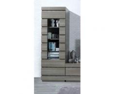 Vitrine 1 porte petit modèle de la collection DUCAL. Meuble design et tendance pour votre salon.