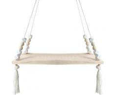 Étagères Murale Flottante Etagere Suspendue Corde en Bois étagères rustiques Style Nordique