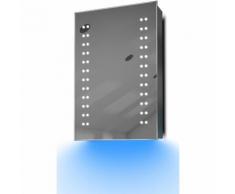 Armoire De Toilette Anti-Buée Avec Capteur Et Prise Rasoir Intérieure K346B - Couleur LED : Bleu