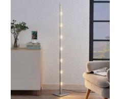 LED Lampadaire à intensité variable 'Margeau' en métal pour salon & salle à manger