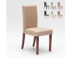 Chaise de restaurant rembourrée en bois style herniksdal COMFORT LUXURY | Beige